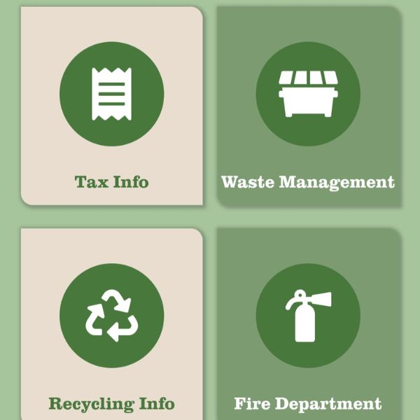 April Newsletter Website Transition Screen capture from the new Rural Municipality of Reynolds website, showing a small feature from the new website launch in April 2026.