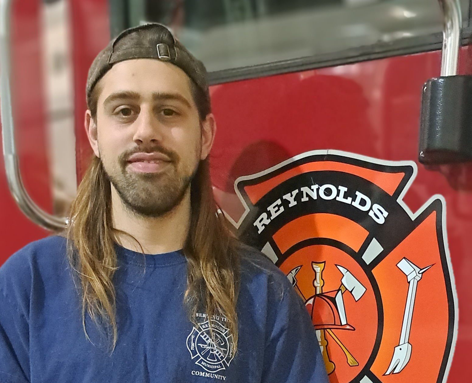 Photo of Fire Fighter Austin Van Damme.