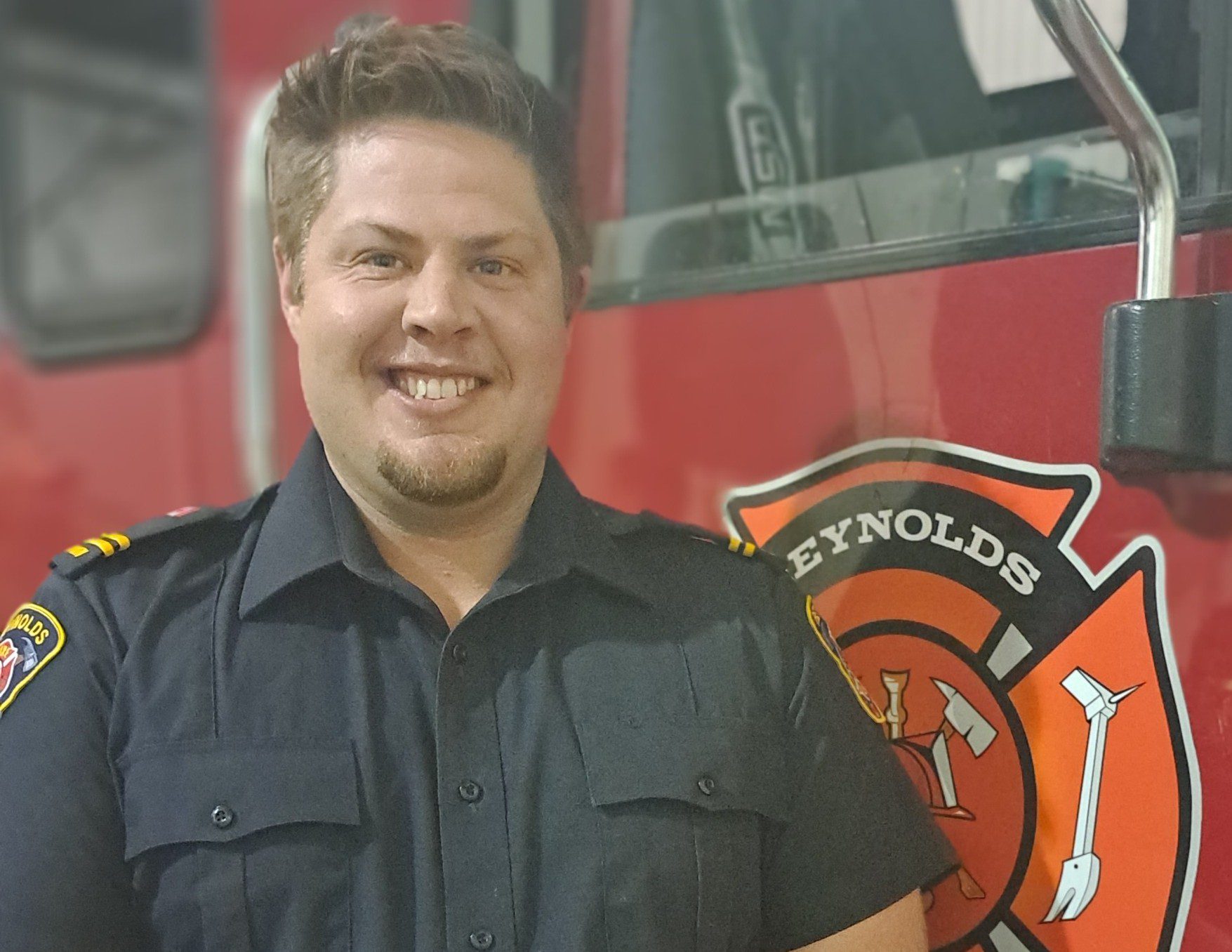 Photo of Fire Fighter Chad Unger.