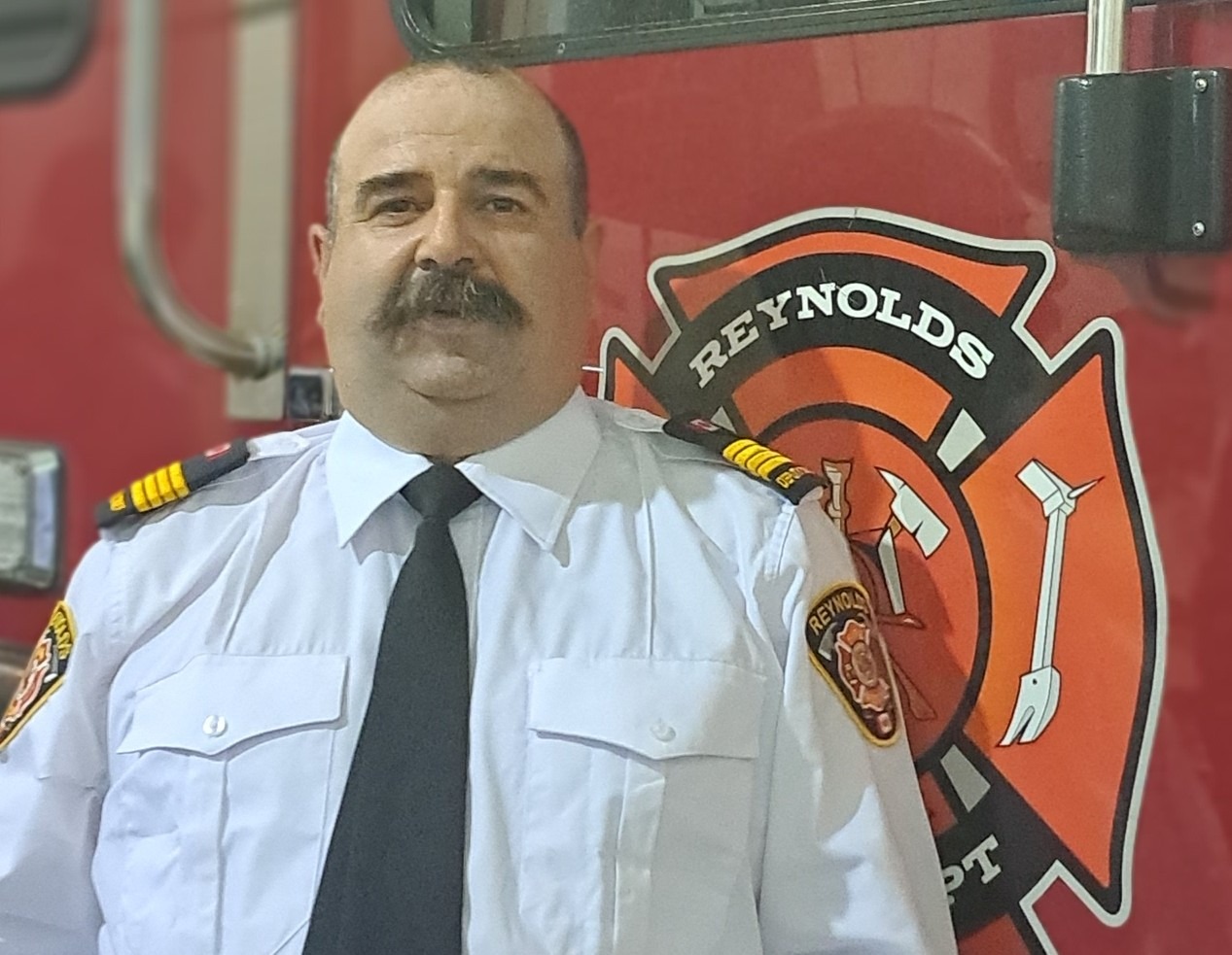Photo of Deputy Fire Chief Dave Hood.