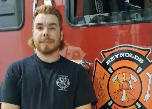 Photo of Fire Fighter Justin Krause.